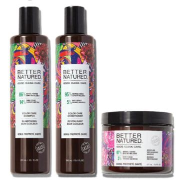 Better Natured Kit cuidado del color e hidratación (shampoo + acondicionador + mascarilla)