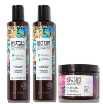 Better Natured Kit reparación de daño e hidratación (shampoo + acondicionador + mascarilla)